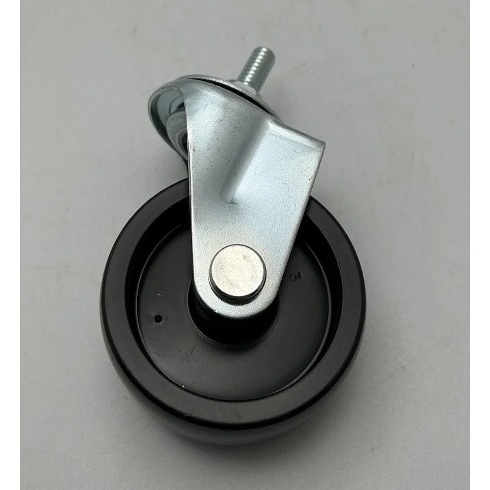 Threaded Stem Caster Wheels (4), 2 w/ Locking Brakes, ~1 7/8